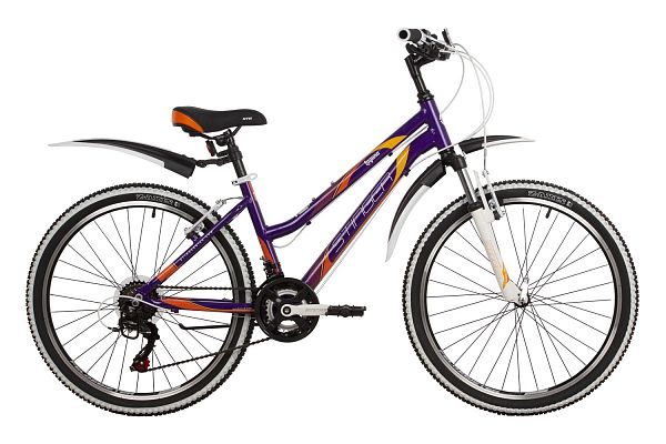Велосипед горный Stinger Laguna 24" 12" 12 ск. фиолетовый 24AHV.LAGUNA.12VT2 2022